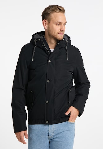 Veste fonctionnelle MO en noir : devant