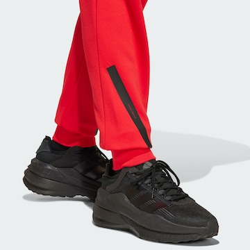 ADIDAS SPORTSWEAR Tapered Sports trousers ' Z.N.E. ' in Red