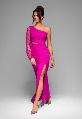 Ombre Evening dress in Pink