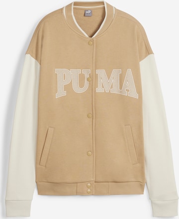 Veste mi-saison PUMA en marron : devant