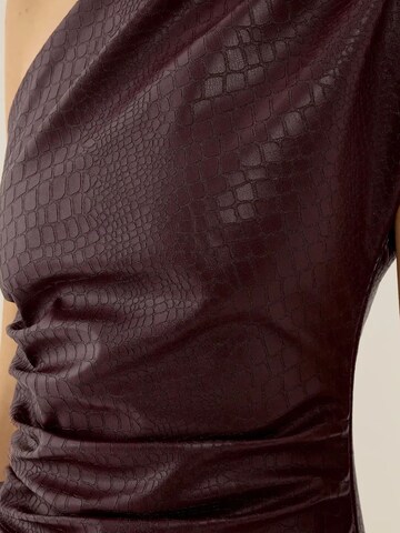 Robe de cocktail Hiccup en marron