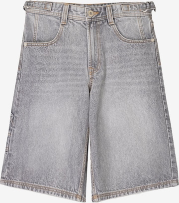 Bershka Baggy Farkut värissä harmaa: etupuoli