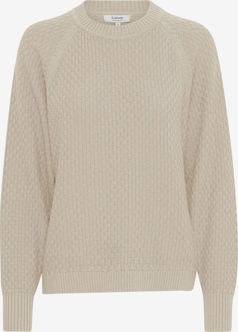 b.young Sweater in Beige: front