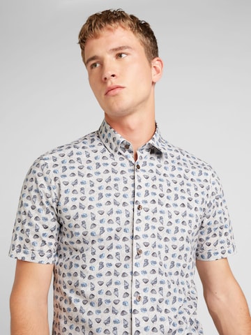 Matinique Regular Fit Hemd 'Trostol' in Grau