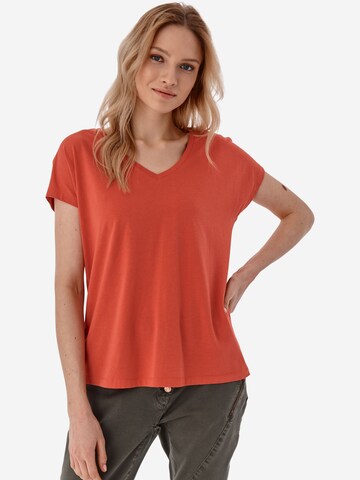 TATUUM Тениска 'SZAJNA' в оранжево: отпред