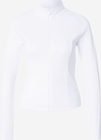 EA7 Emporio Armani - Casaco em moletão em branco: frente