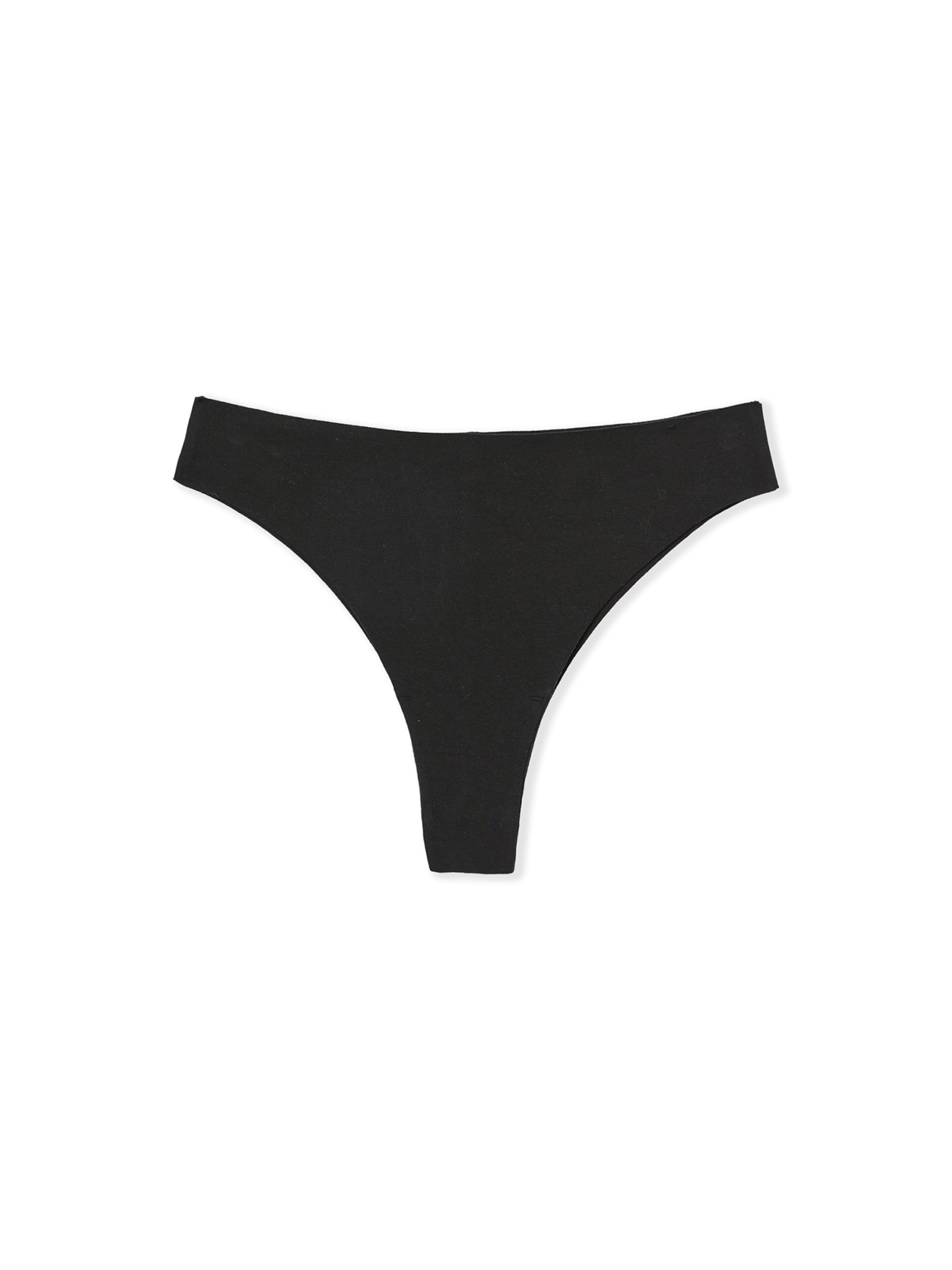 ETAM Slip 'INVISIBLE W25' in Schwarz: Vorderseite