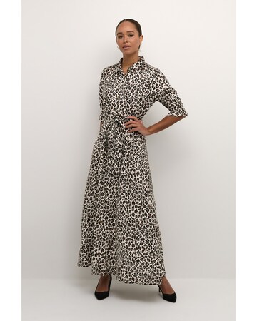 Kaffe Shirt dress 'Velana' in Beige