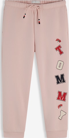 Tapered Pantaloni di TOMMY HILFIGER in rosa: frontale
