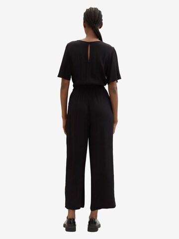 TOM TAILOR DENIM Jumpsuit in Black