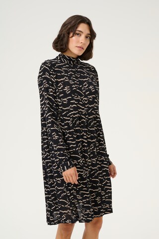 Robe 'Luna' Kaffe en noir : devant