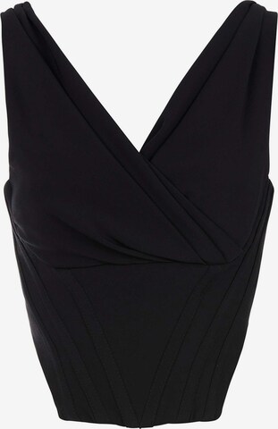 NOCTURNE Top in Zwart: voorkant