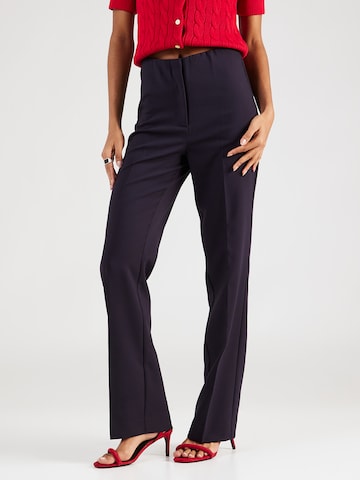 SOAKED IN LUXURY Regular Pleated Pants 'Corinne' in Blue: front