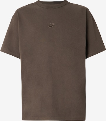 Nike Sportswear Särk 'PREM ESS', värv pruun: eest vaates