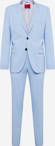 HUGO Slim fit Suit 'Arti/Hesten' in Blue: front