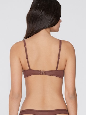 Tezenis Triangle Bra in Brown