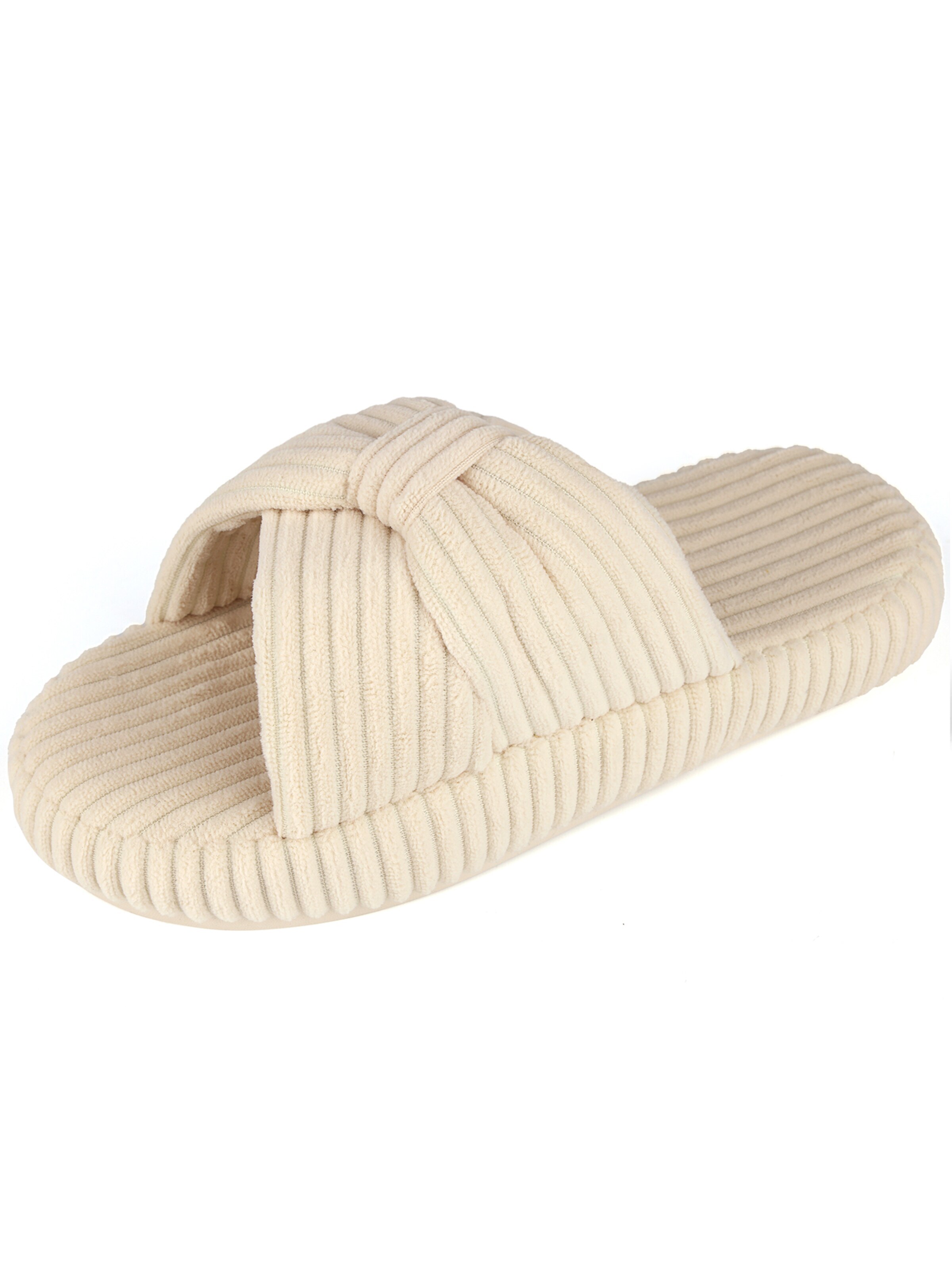 Youecci Slippers in Beige: front