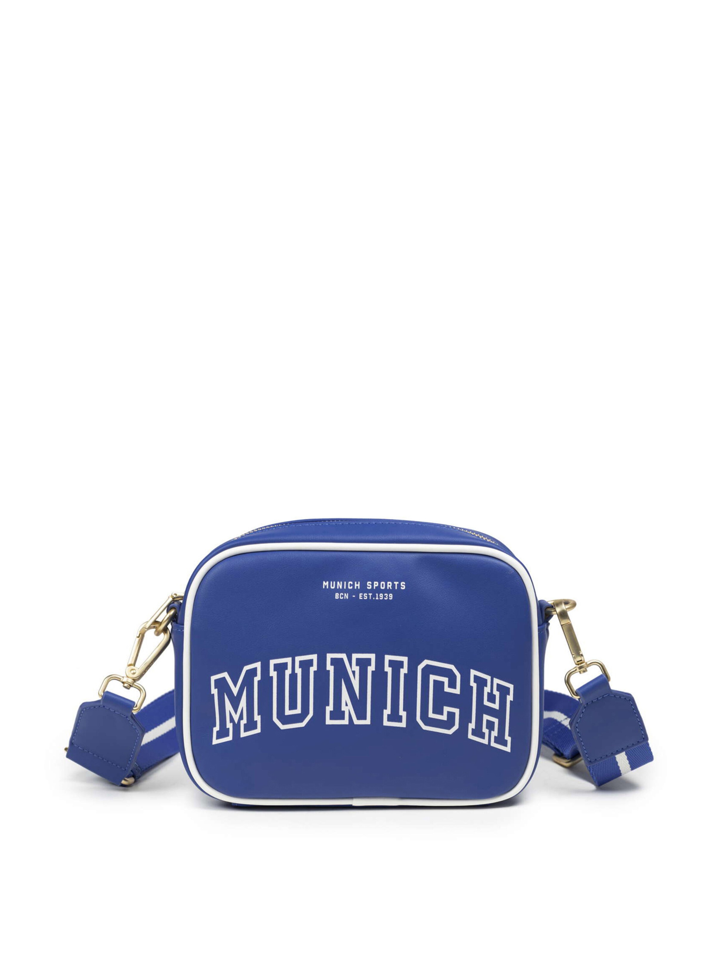 MUNICH Skuldertaske ' COURT ' i blå: forside