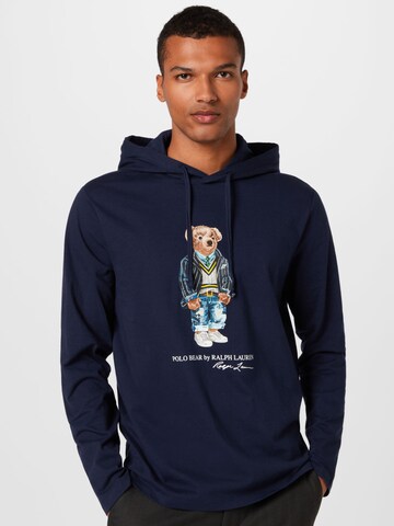 Polo Ralph Lauren - Sweatshirt em azul: frente