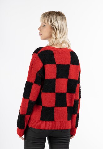 myMo ROCKS Sweater 'Nolie' in Red
