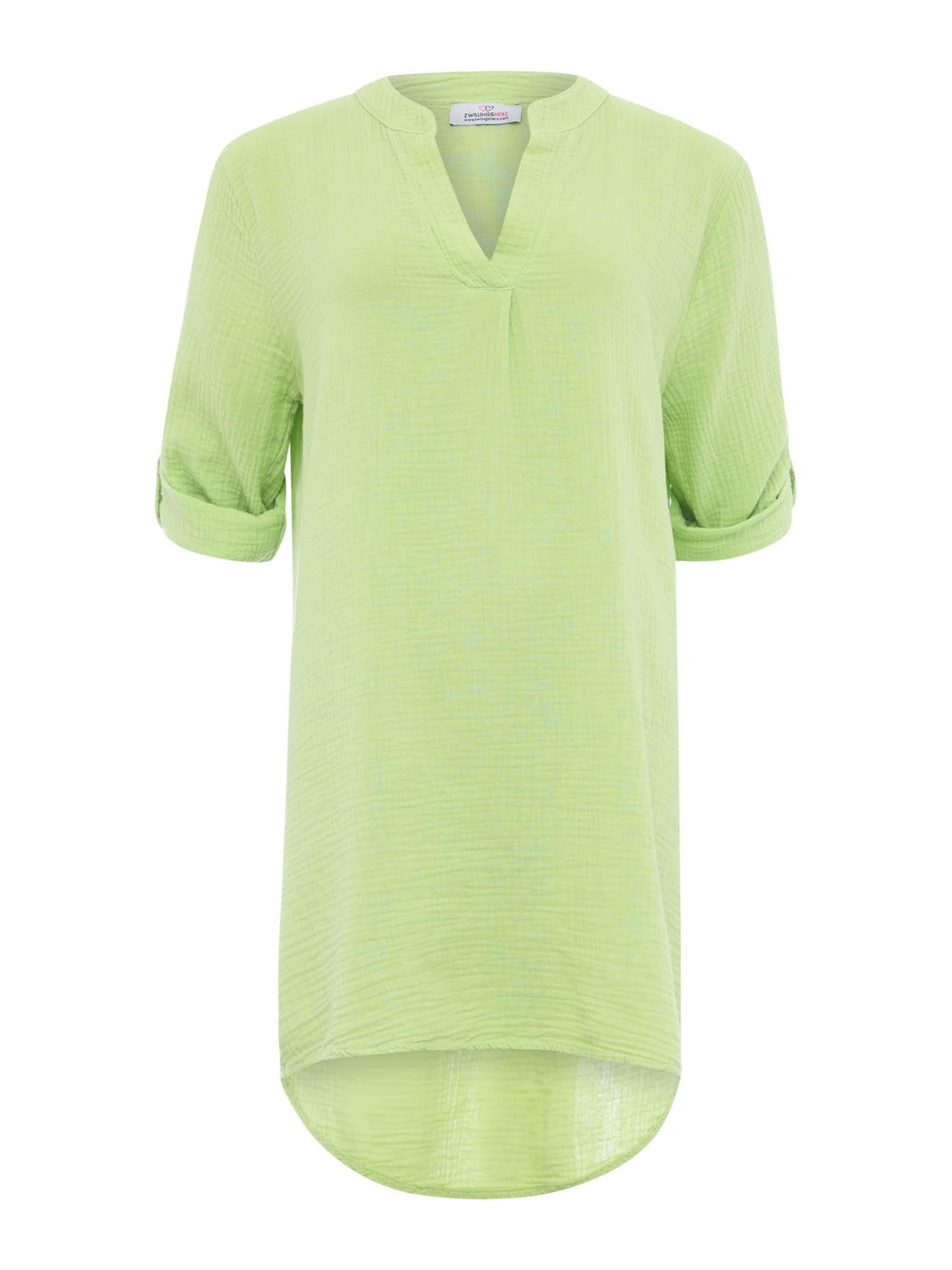 Zwillingsherz Туника &#x27;Amelie&#x27; в Зеленый: спереди