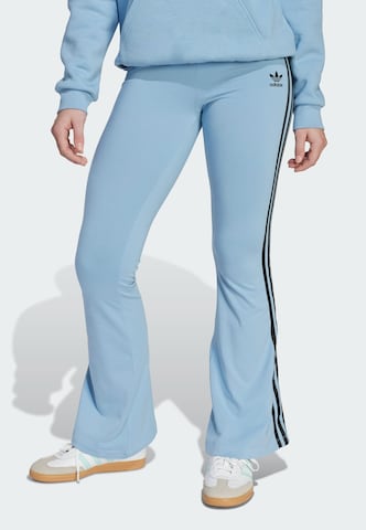 ADIDAS ORIGINALS Flared Leggings 'Adicolor' in Blue: front