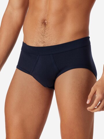 SCHIESSER Slip 'Cotton Essentials Feinripp' in Blauw