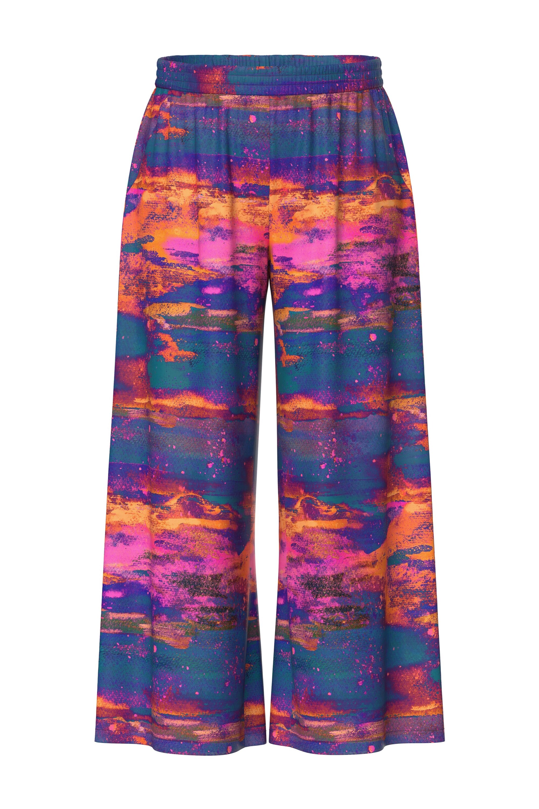 Ulla Popken Loose fit Pants in Mixed colors: front