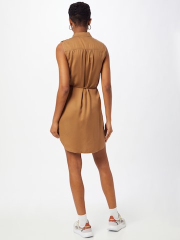 ONLY Shirt Dress 'Arizona' in Brown