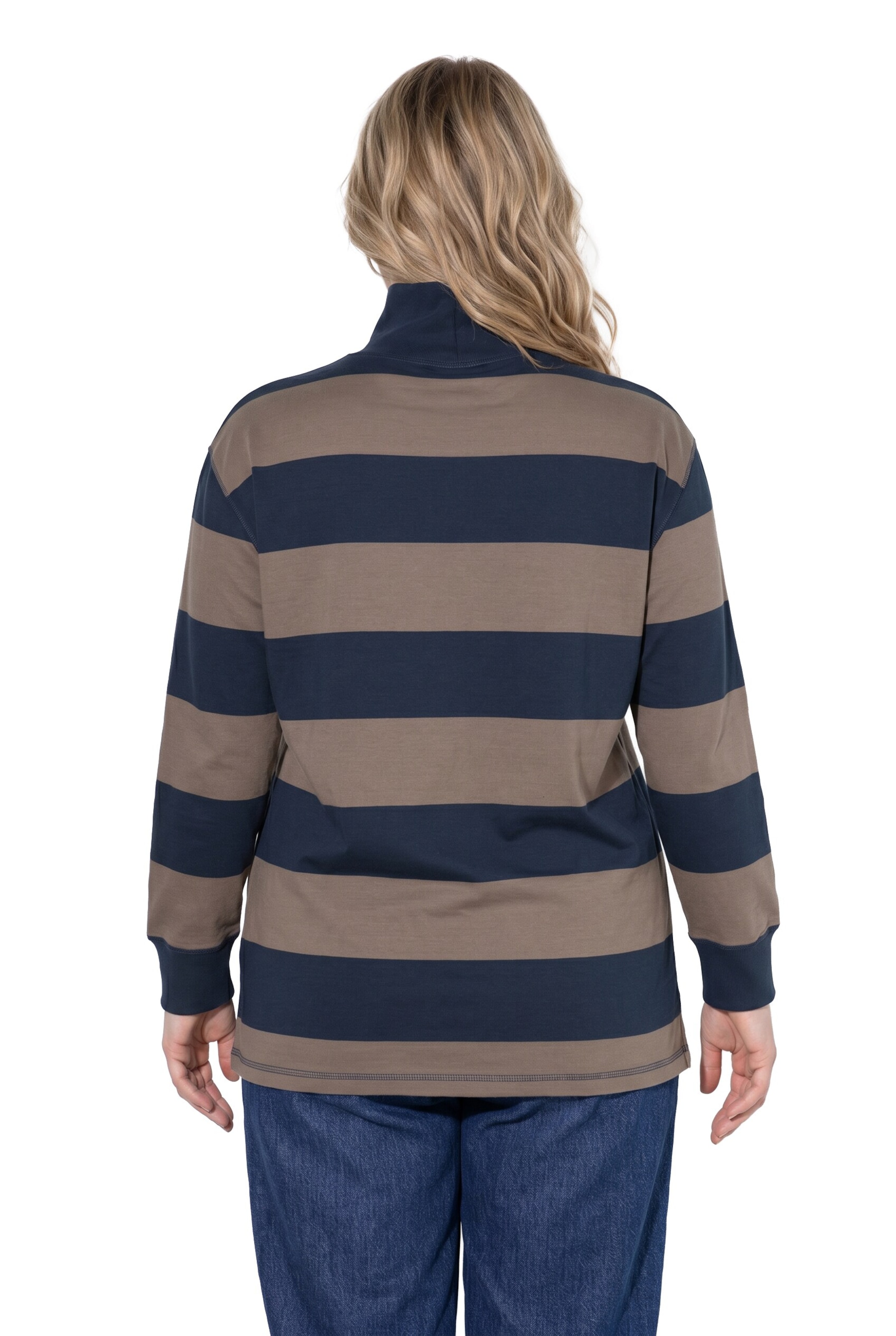 Ulla Popken Sweatshirt in Blau