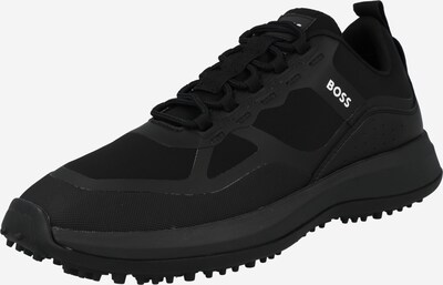 BOSS Orange Sneakers low 'Cedric' i svart / hvit, Produktvisning