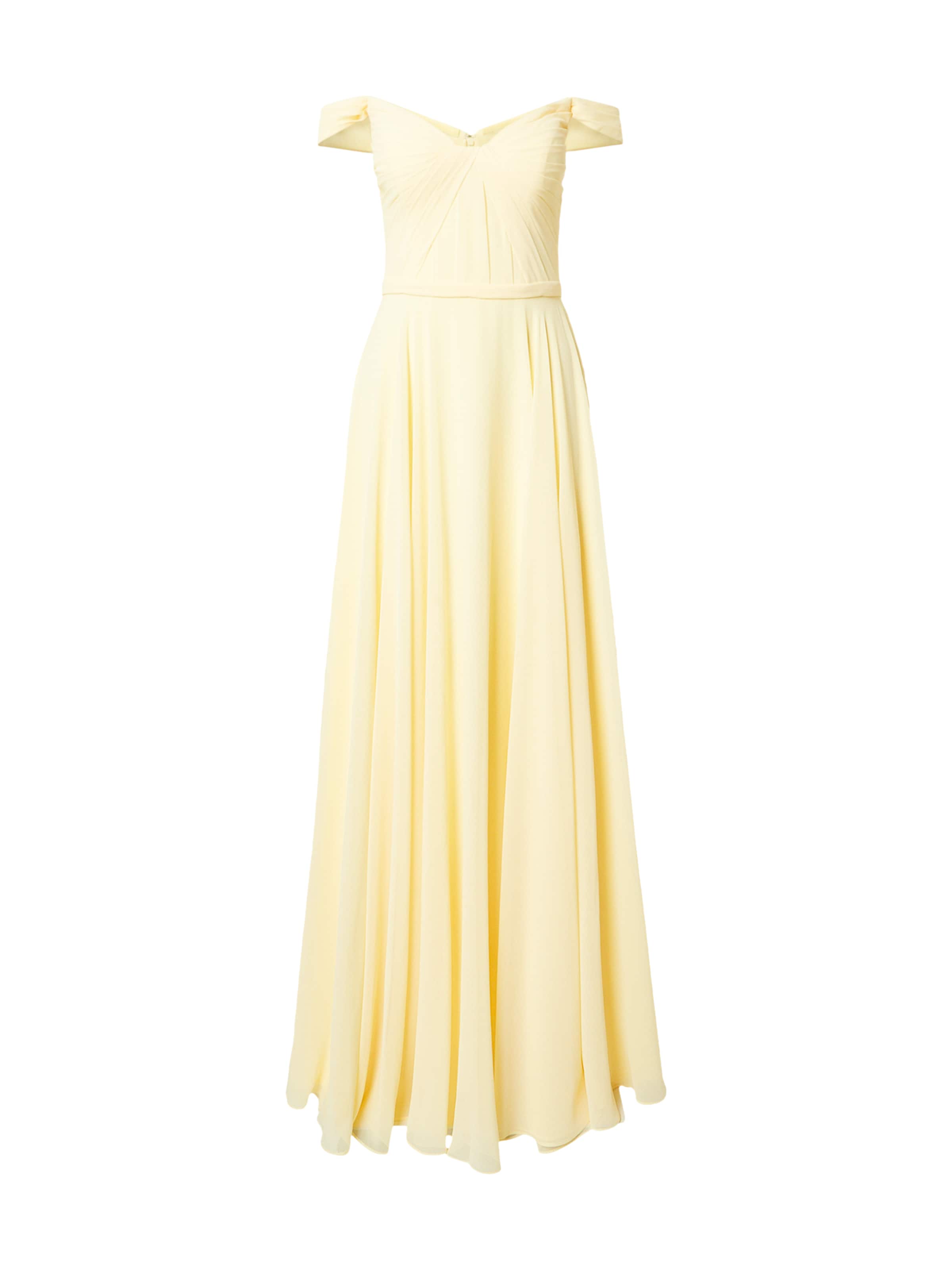 Robe de soirée mascara en jaune : devant