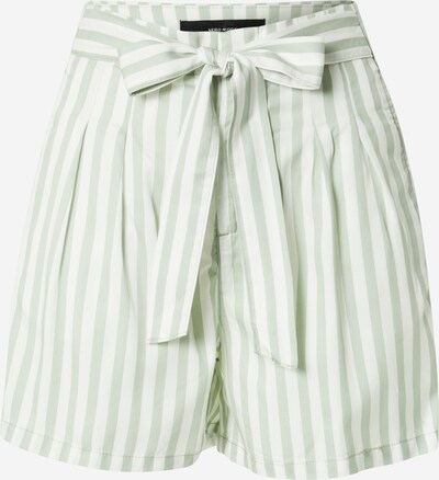 VERO MODA Παντελόνι πλισέ 'Mia' σε πράσινο / λευκό, Άποψη προϊόντος