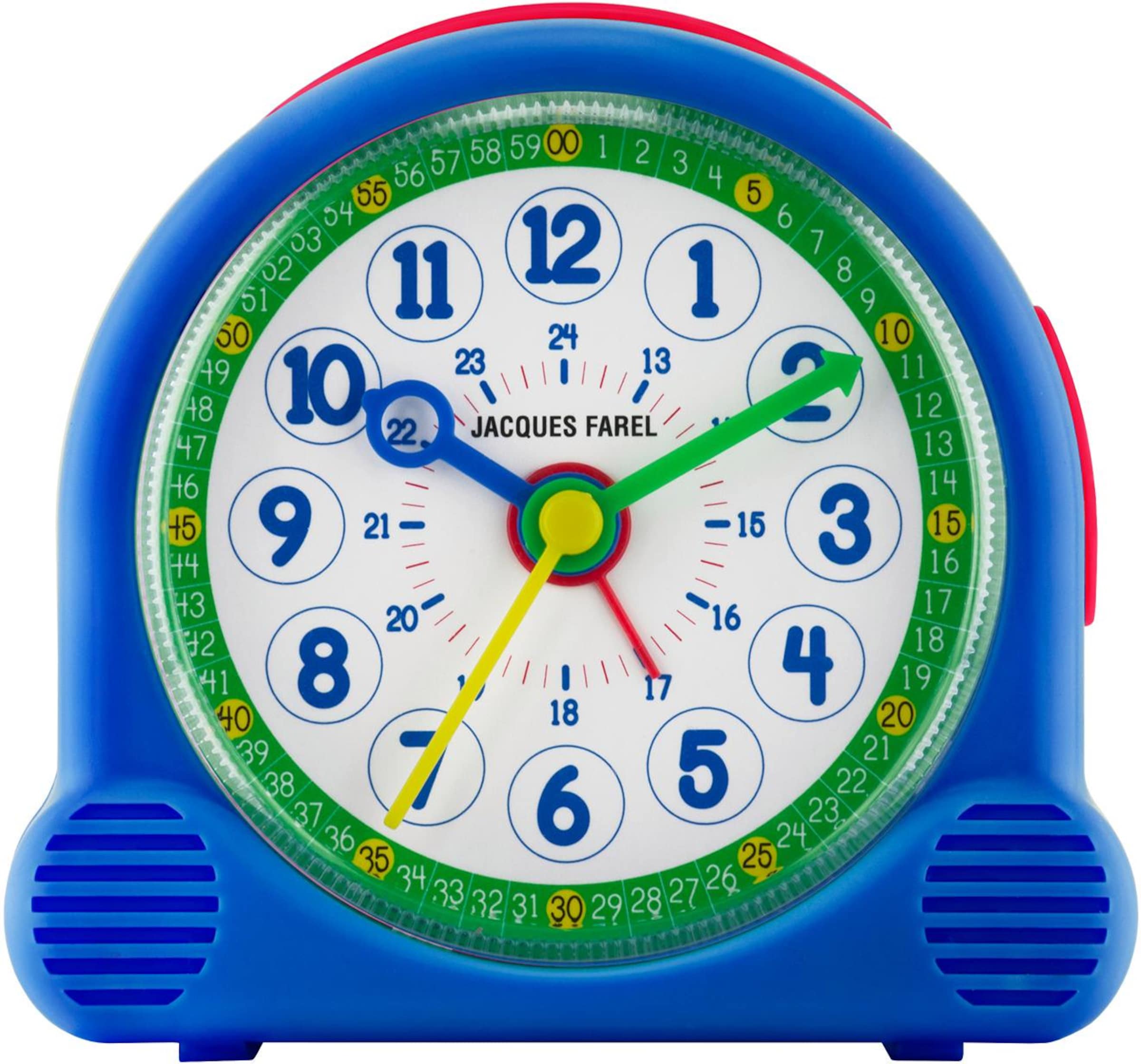 Jacques Farel Uhr in Blau: Vorderseite