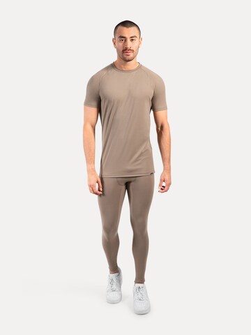 Coupe slim Pantalon de sport 'Xion' Smilodox en gris