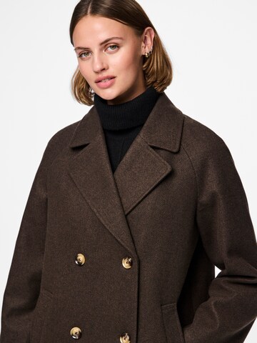 Manteau mi-saison 'PCMarbel' PIECES en marron