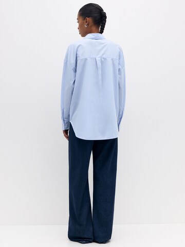 Pull&Bear Bluza | modra barva