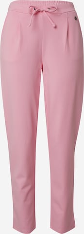 Fransa Pleat-Front Pants in Pink: front