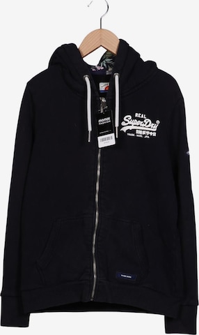 Superdry Kapuzenpullover L in Blau: Vorderseite