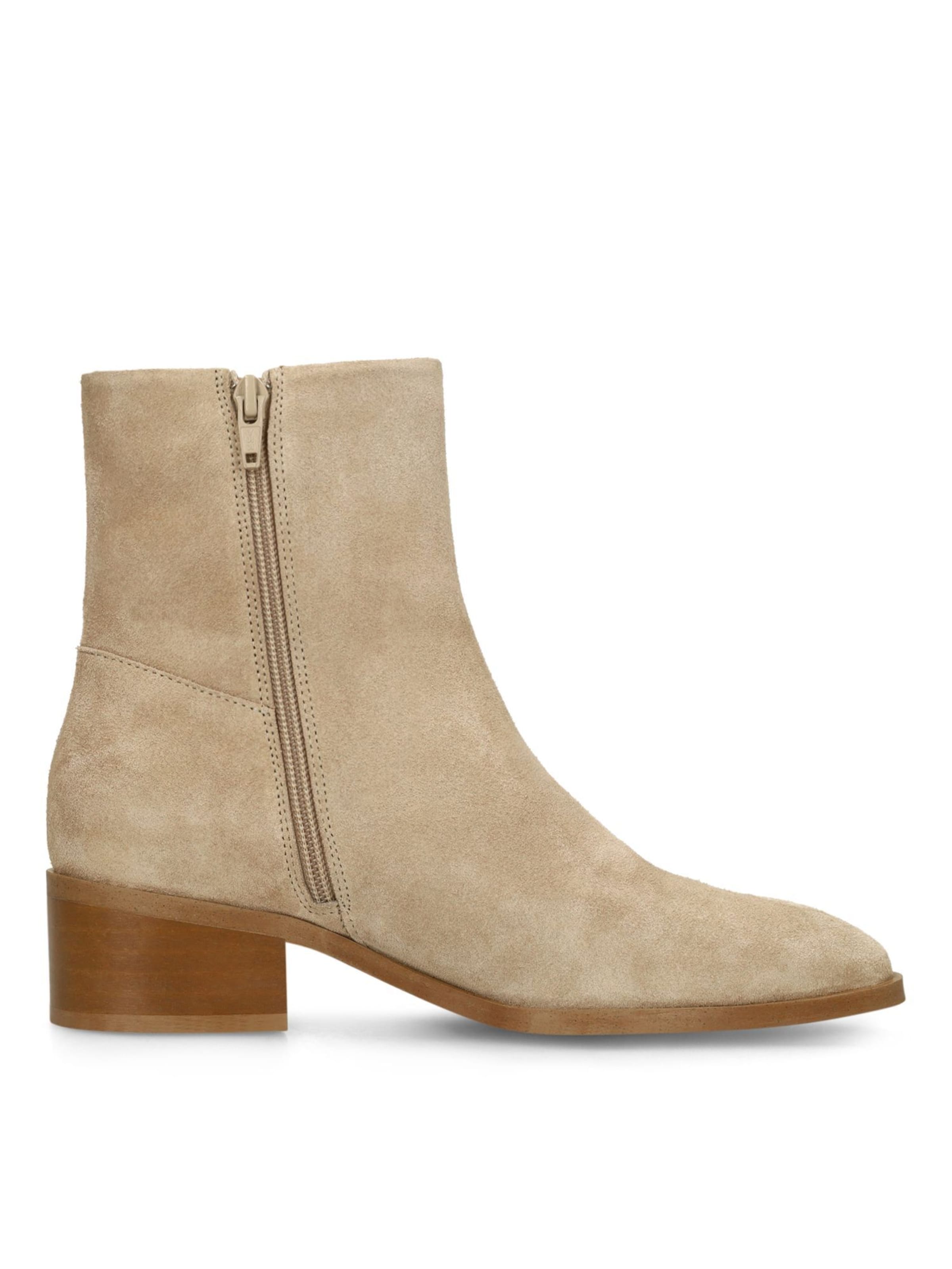 MANFIELD Stiefelette in Beige