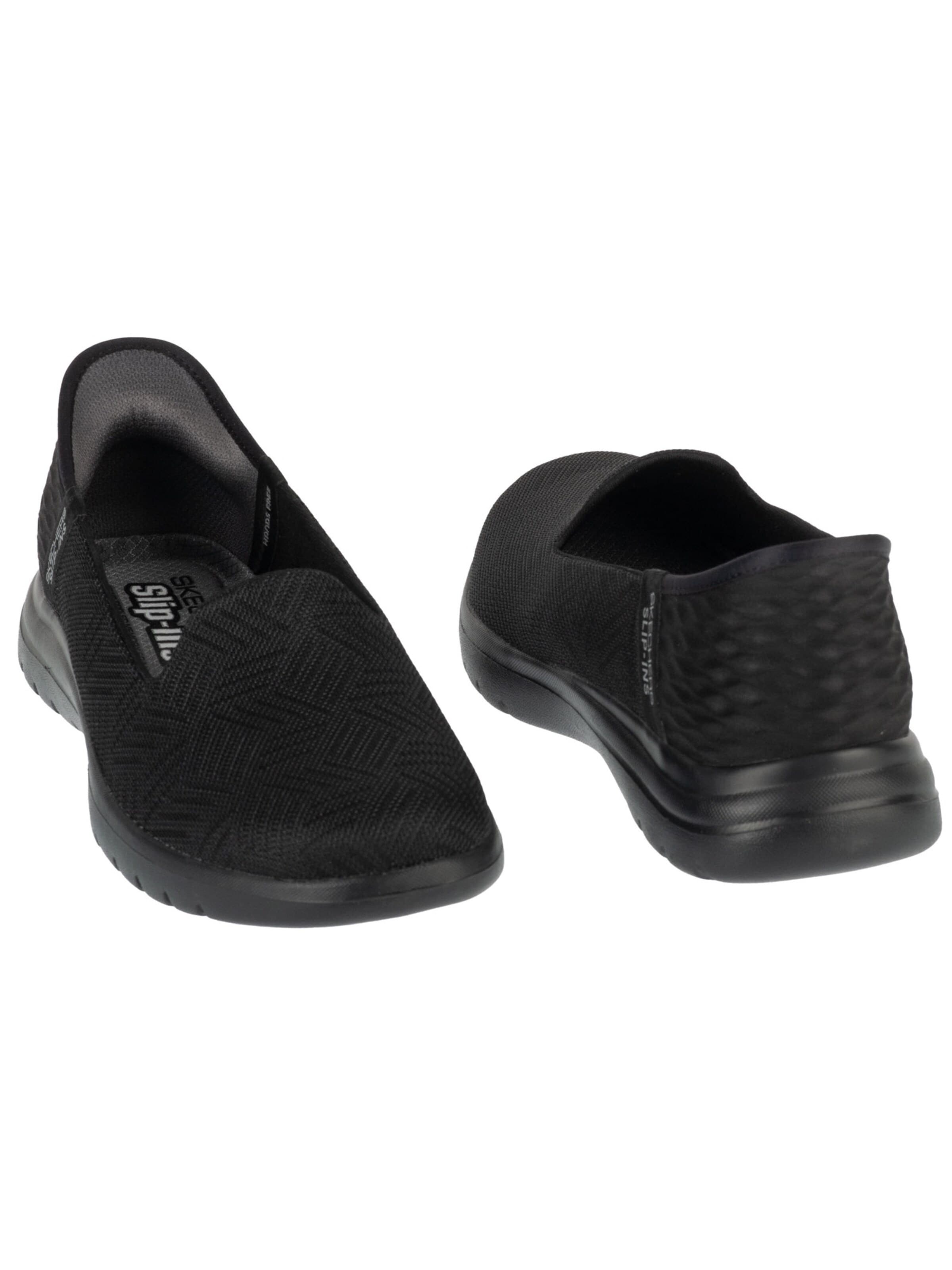 SKECHERS Slip-on in Zwart