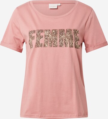 T-shirt 'Rory' Cream en rose : devant