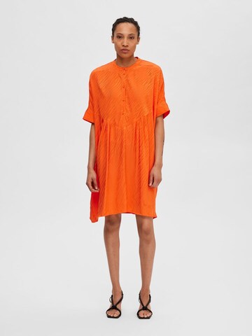 SELECTED FEMME - Vestido 'Abienne-Viola' en naranja