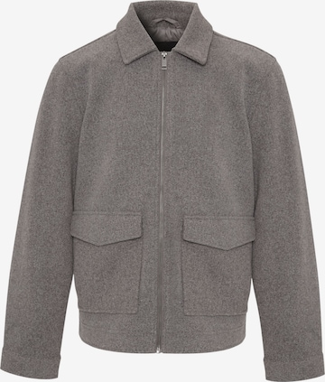 Threadbare Jacke 'Messa' in Grau: Vorderseite