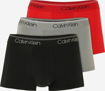 Calvin Klein Underwear Boksarice | siva / rdeča / črna barva, Prikaz izdelka