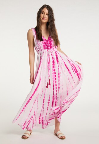 IZIA Пляжное платье в Ярко-розовый