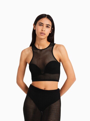 Bershka Top in Schwarz: Vorderseite