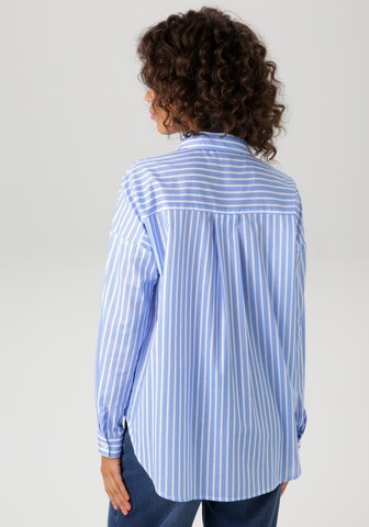 Aniston CASUAL Bluse in Blau