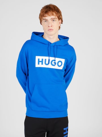 HUGO Sweatshirt 'Nalves' in Blauw: voorkant