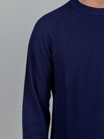 Harmount Sweater 'Moss' in Blue